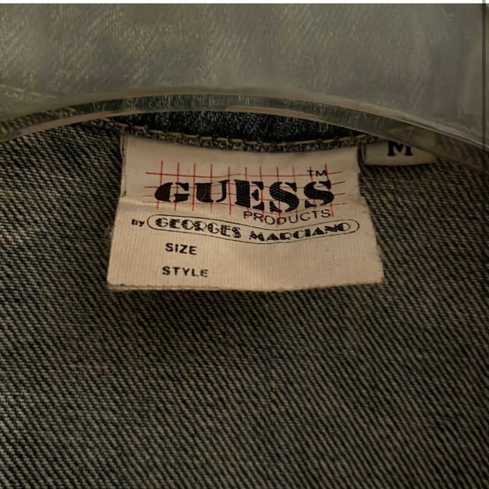 Vintage 80's George's Marciano Guess Distressed Denim Vest - Picture 2 of 6